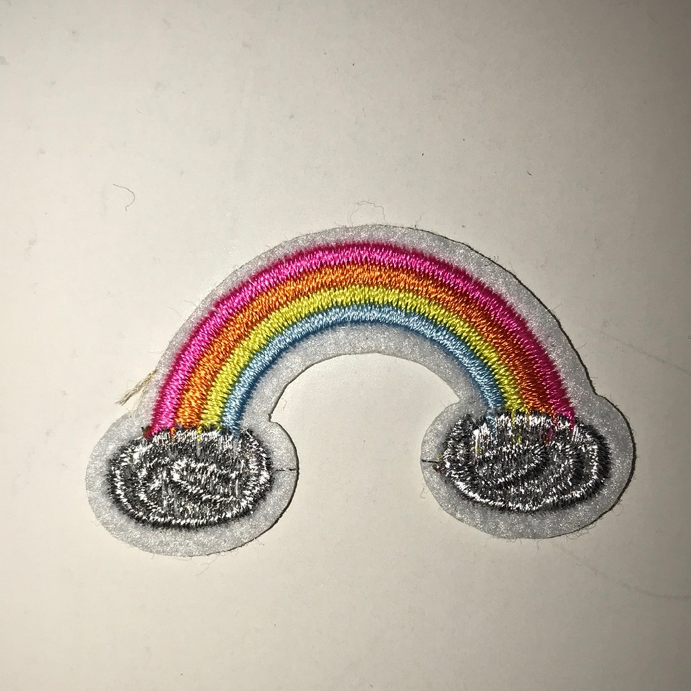 Rainbow W/ Cloud Iron on Patch 🧡 Accepting Offers